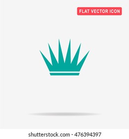 Crown icon. Vector concept illustration for design.