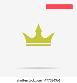 Crown icon. Vector concept illustration for design.