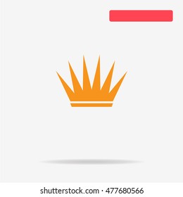 Crown icon. Vector concept illustration for design.
