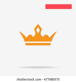 Crown icon. Vector concept illustration for design.