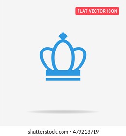 Crown icon. Vector concept illustration for design.