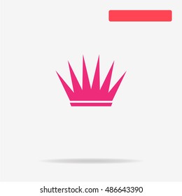 Crown icon. Vector concept illustration for design.