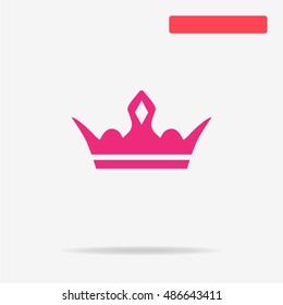 Crown icon. Vector concept illustration for design.