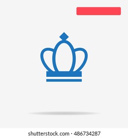 Crown icon. Vector concept illustration for design.