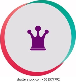 Crown  icon. Vector design.