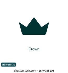 Crown Icon Vector Design Element Logo Template
