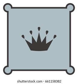 crown icon, vector design element