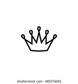 crown icon, vector design element