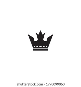 Crown icon vector design illustration template
