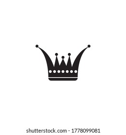 Crown icon vector design illustration template
