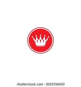 Crown icon vector design illustration template