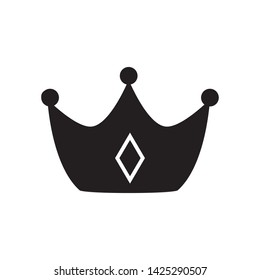 crown icon vector design simple template