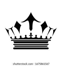 Crown Icon Vector Design Template