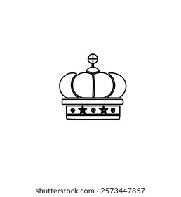 Crown icon vector design template