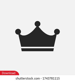 Crown icon vector eps 10