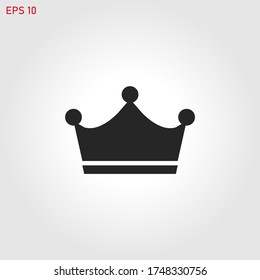 Crown icon vector eps 10