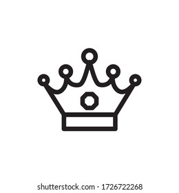 crown icon vector eps trendy design template logo signage illustration clip art