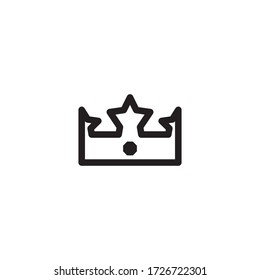 crown icon vector eps trendy design template logo signage illustration clip art