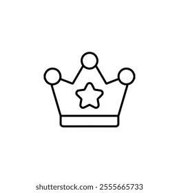 crown icon vector flat mark