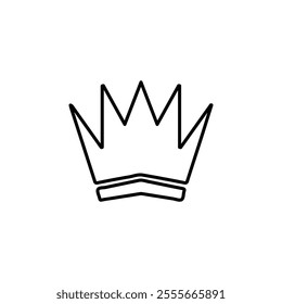 crown icon vector flat mark