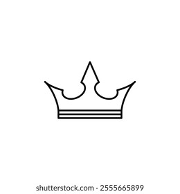 crown icon vector flat mark