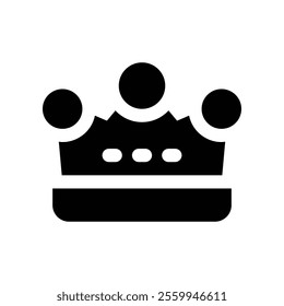 Crown icon. vector glyph icon for your website, mobile, presentation, and logo design.