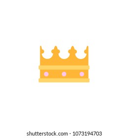 Crown icon. Vector crown illustration
