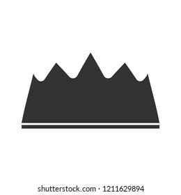 Crown icon. Vector illustration.