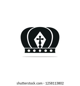 Crown icon. Vector illustration.