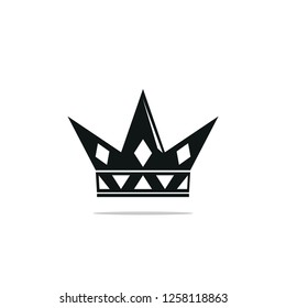 Crown icon. Vector illustration.