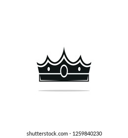 Crown icon. Vector illustration.
