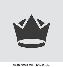 Crown icon. Vector illustration.