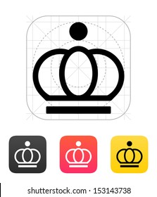 Crown icon. Vector illustration.