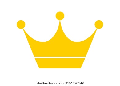 Icono de la corona .  Ilustración vectorial