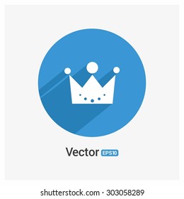 crown icon - Vector Illustration