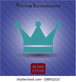 Crown icon vector illustration