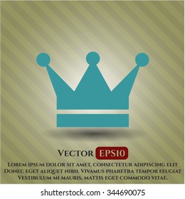 Crown icon vector illustration