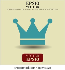 Crown icon vector illustration