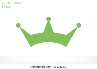 Crown icon vector illustration.