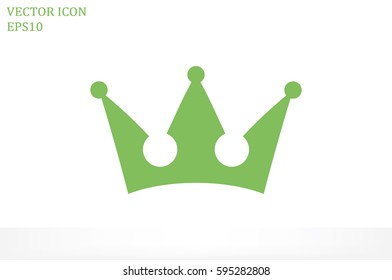 Crown icon vector illustration.