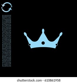 Crown Icon. vector illustration