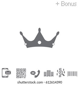 Crown Icon. vector illustration