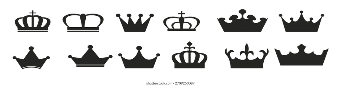 crown icon vector illustration crow icon
