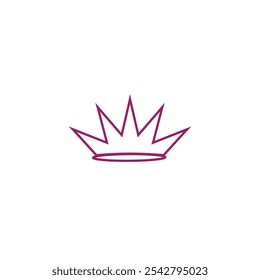 Crown icon vector illustration design