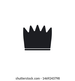 Crown Icon Vector Illustration Eps