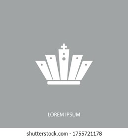 crown Icon. Vector illustration EPS 10.