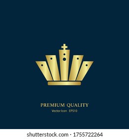 crown Icon. Vector illustration EPS 10.