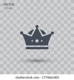 icono de la corona. Ilustración del vector EPS 10.