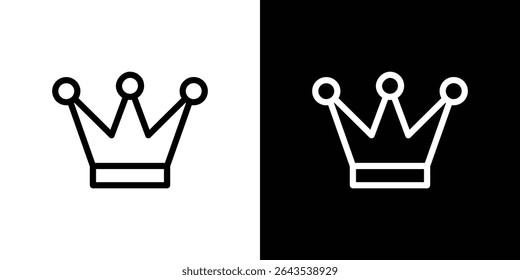 Crown icon vector illustration EPS