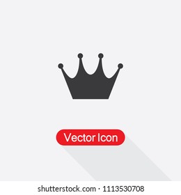 Crown Icon Vector Illustration Eps10